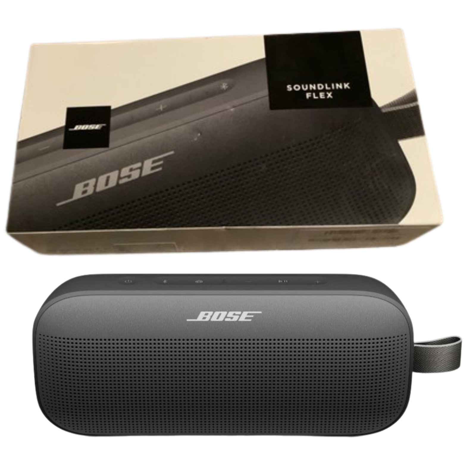 Bose SoundLink Flex Bluetooth Portable Speaker, 5W Wireless Waterproof Speaker for Outdoor Travel Black (Good Condition) — photo 2