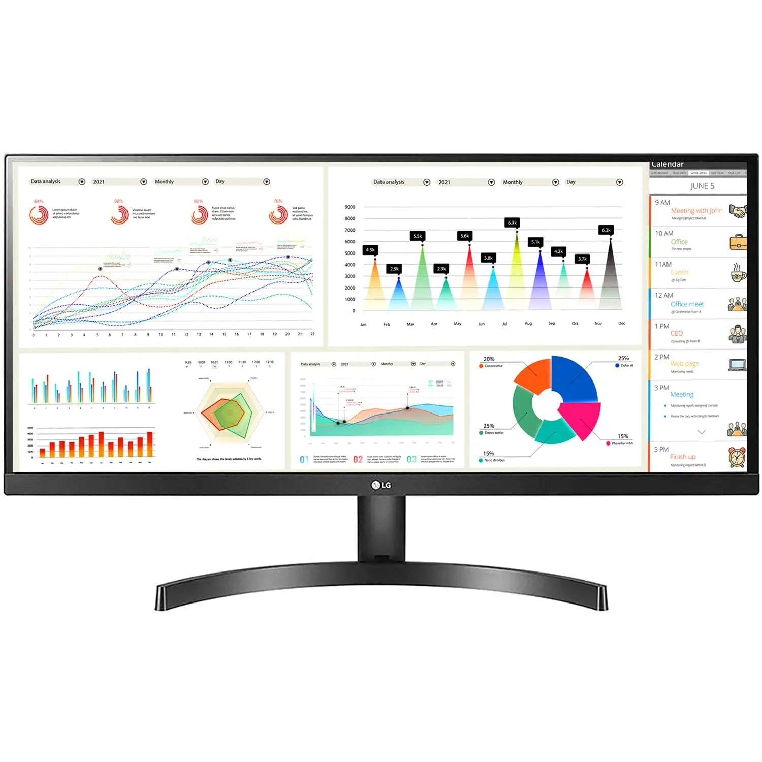 LG ULTRAWIDE LCD 29" (73CM) 2560 X 1080 IPS Display Monitor, 29WL500 (Unboxed - Brand Warranty)