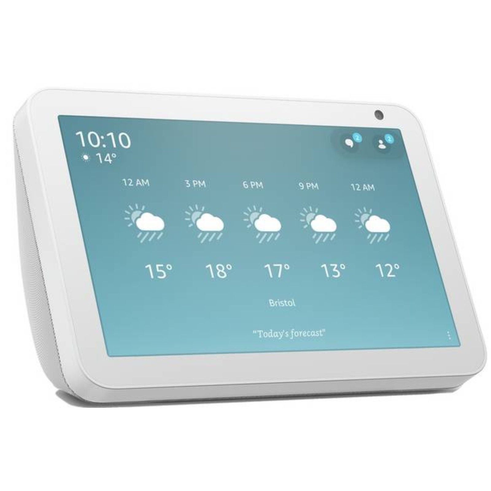 Amazon Echo Show 8 Smart display with Alexa - 20.32 cm (8") HD Screen with Stereo Sound White (Good condition) — photo 2