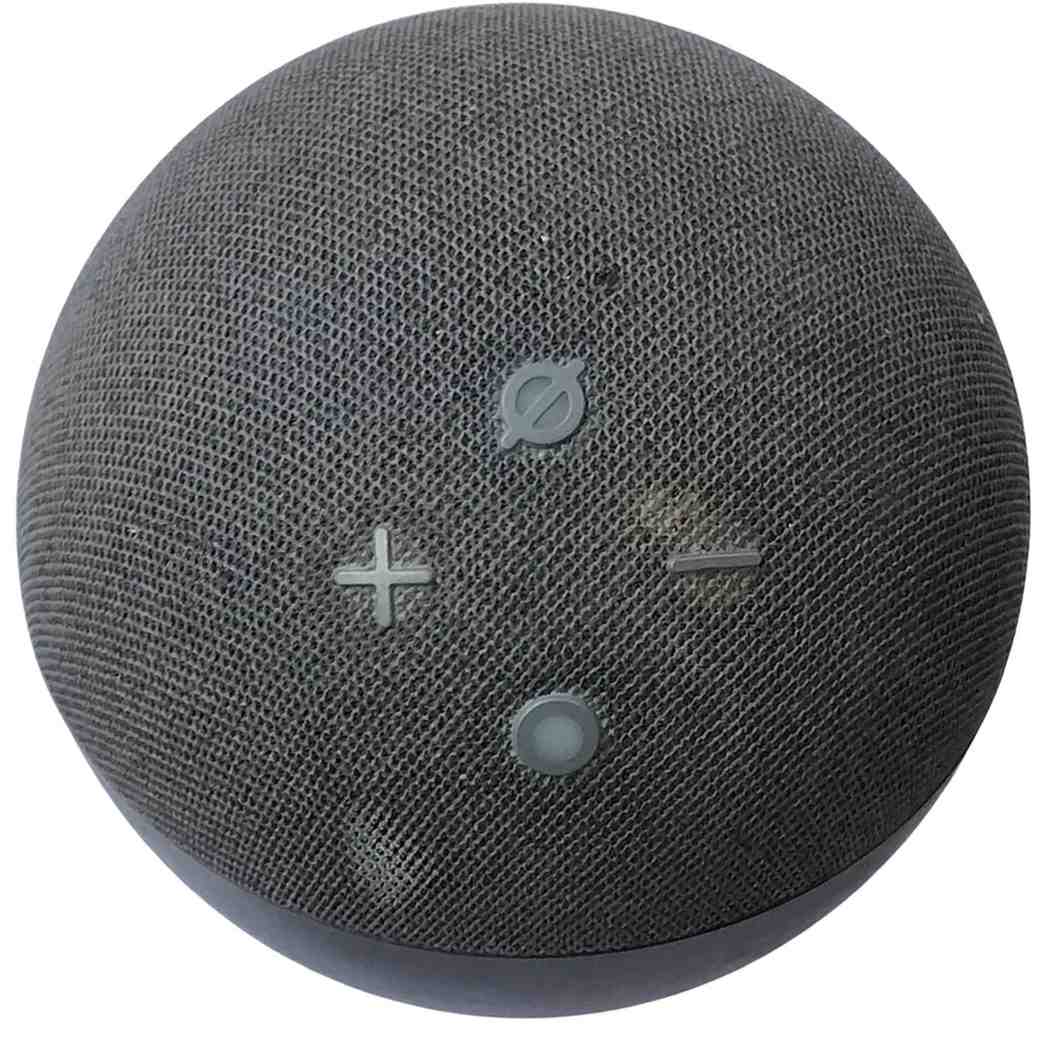 Used Amazon Echo Dot (4th Gen) Alexa Enabled Smart Speaker Black — photo 3