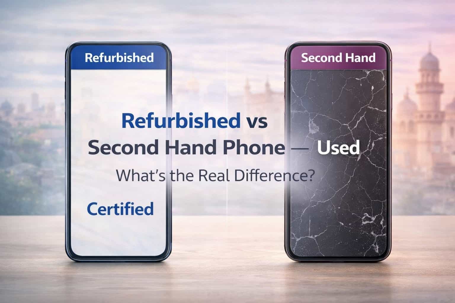 Refurbished vs Second-Hand Phone: What’s the Real Difference?