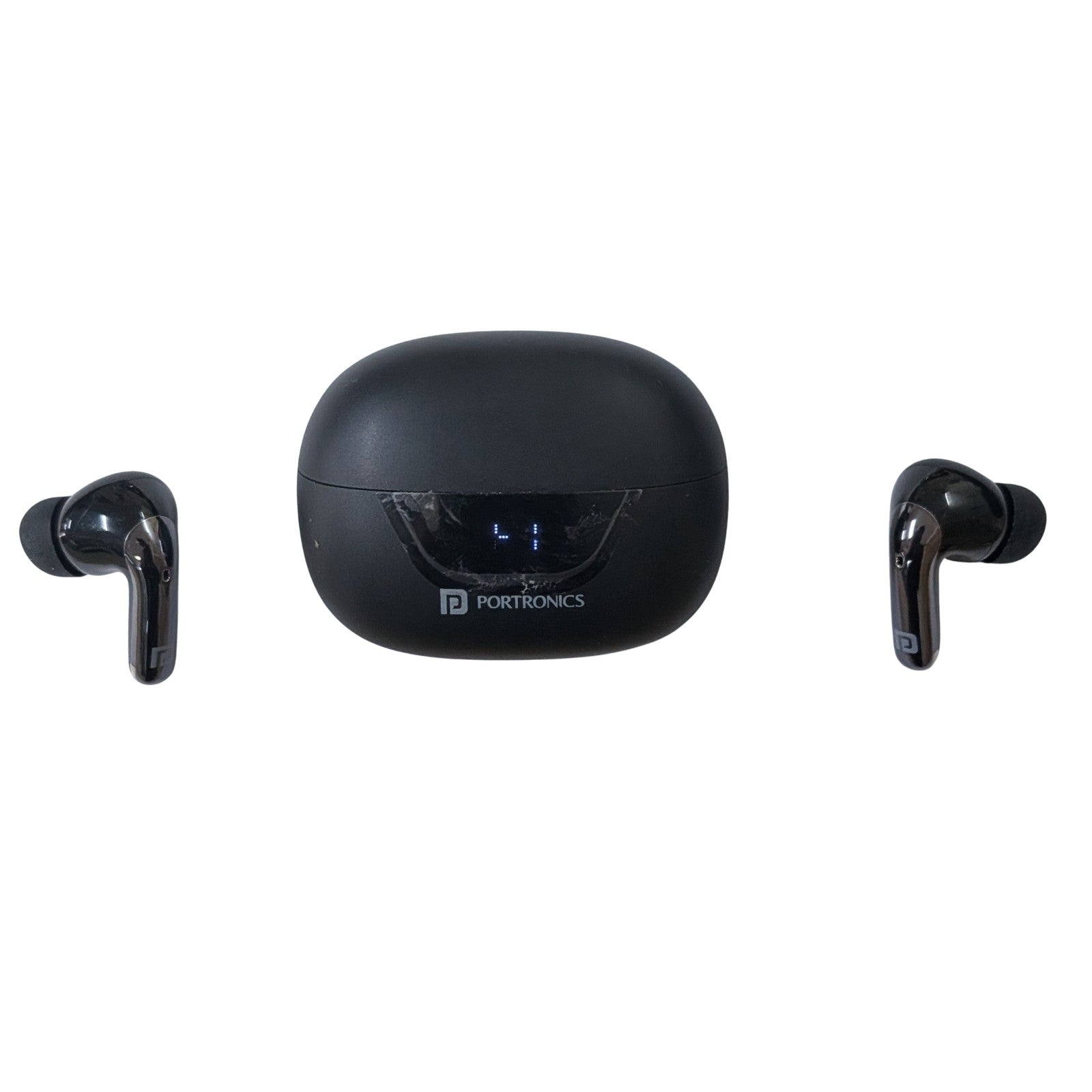Portronics Harmonics Twins 28 in Ear Earbuds,Smart ANC Black (Good Condition) — photo 3