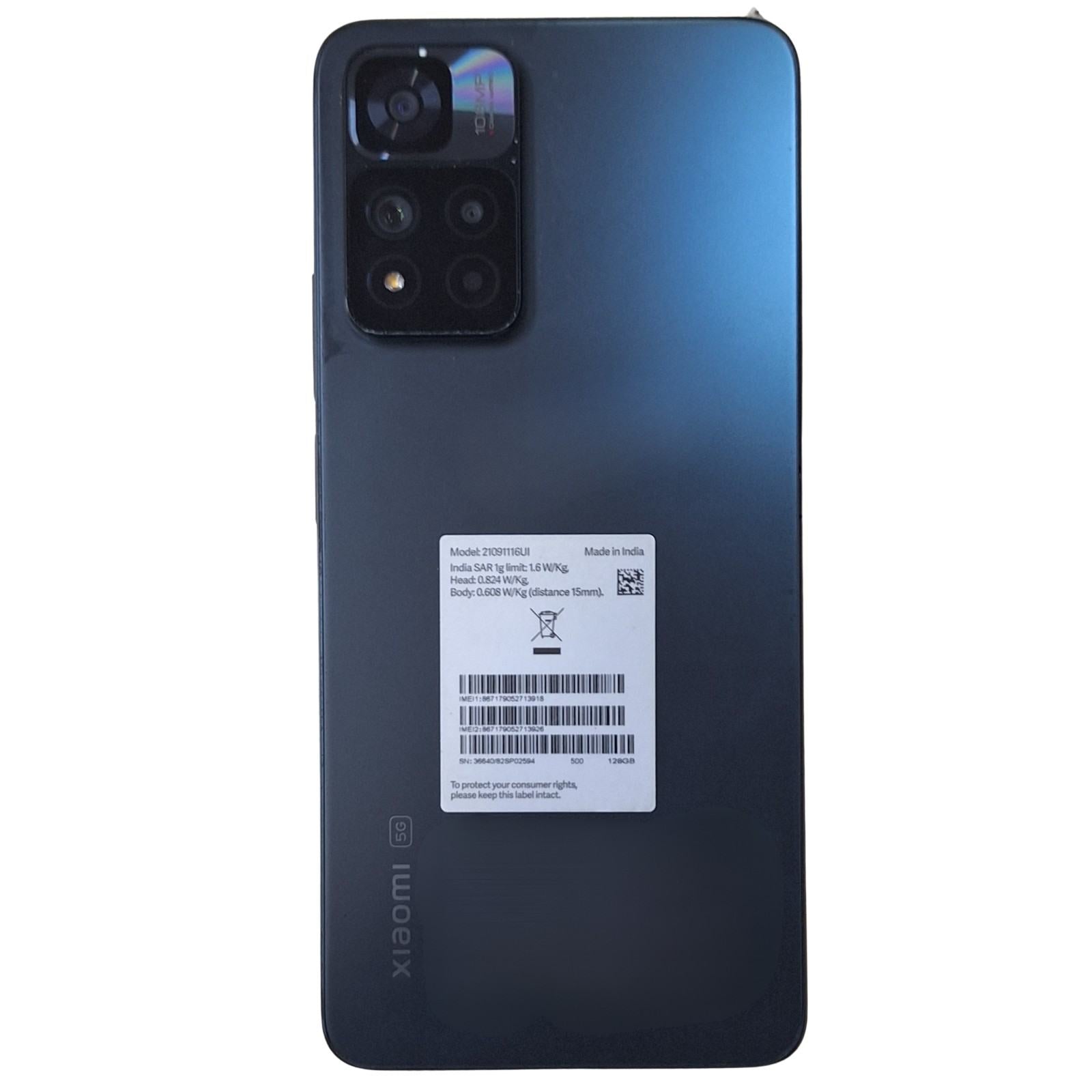 Xiaomi 11i HyperCharge 5G 128GB 6GB RAM Camo Green (Refurbished) — photo 2