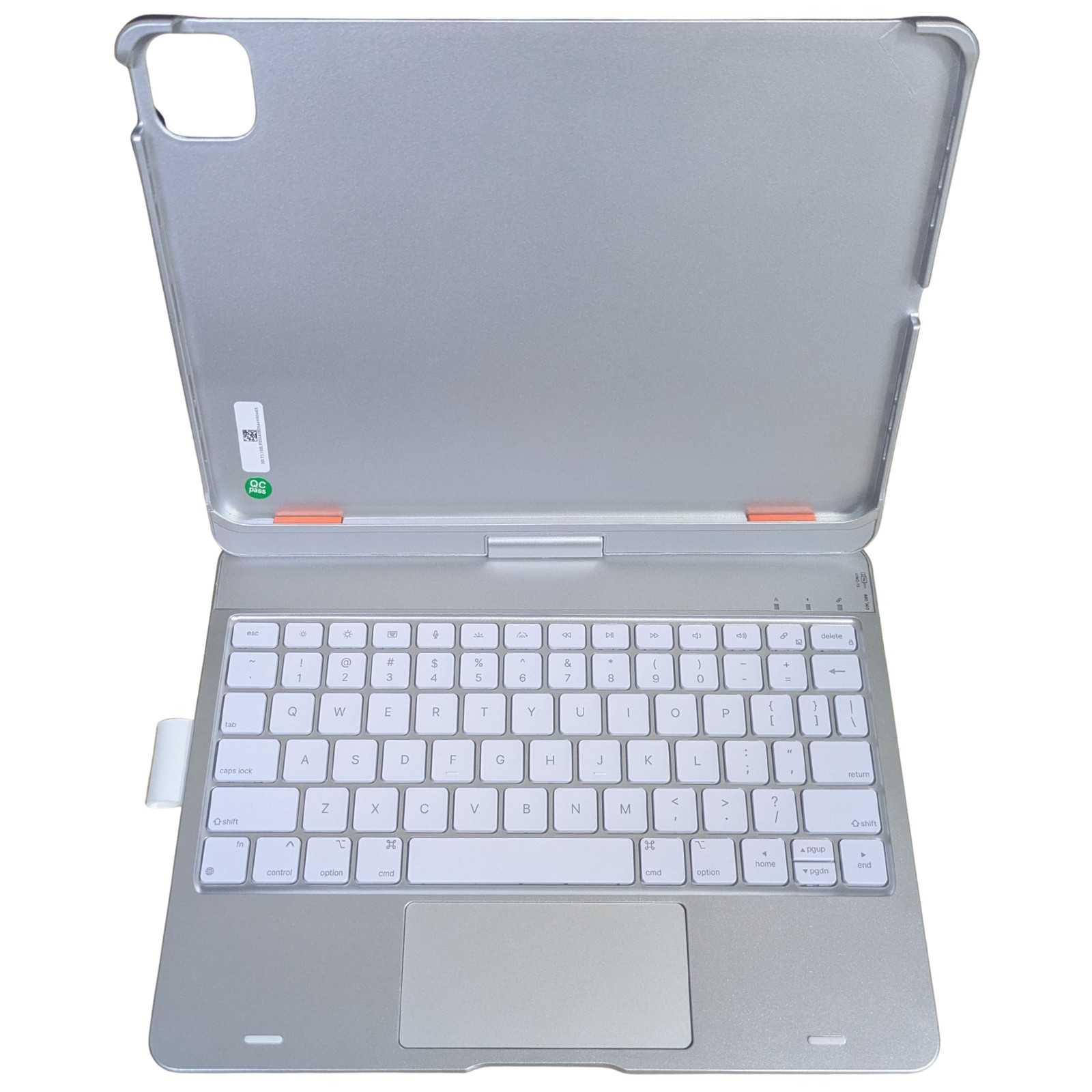 Typecase FlexBook Touch 7in1 Wireless Keyboard Case Silver (Like New Condition)