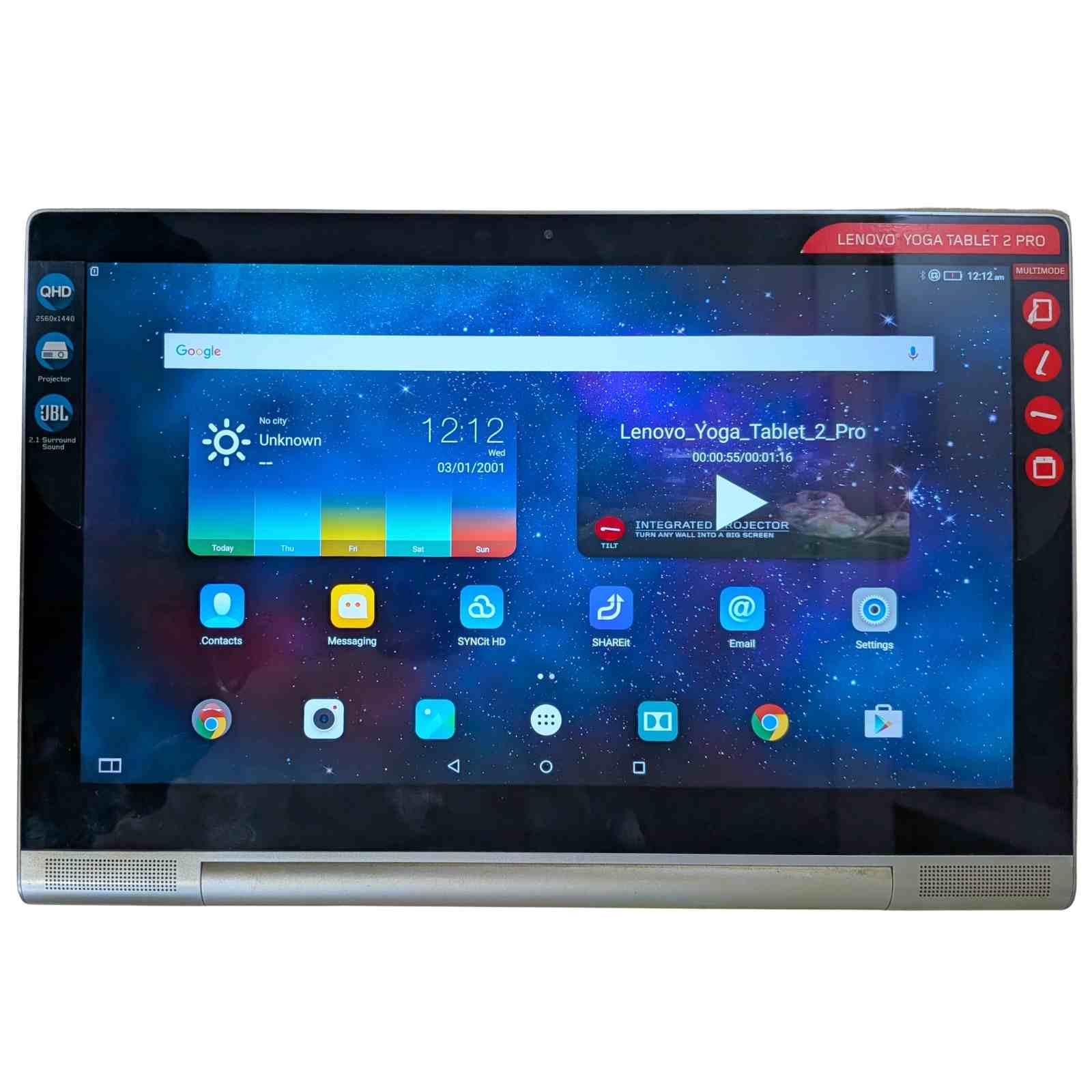 Used Lenovo Yoga 2 Pro Tab 10.1" (WIFI + 4G) 32GB 2GB RAM Gold Tablet
