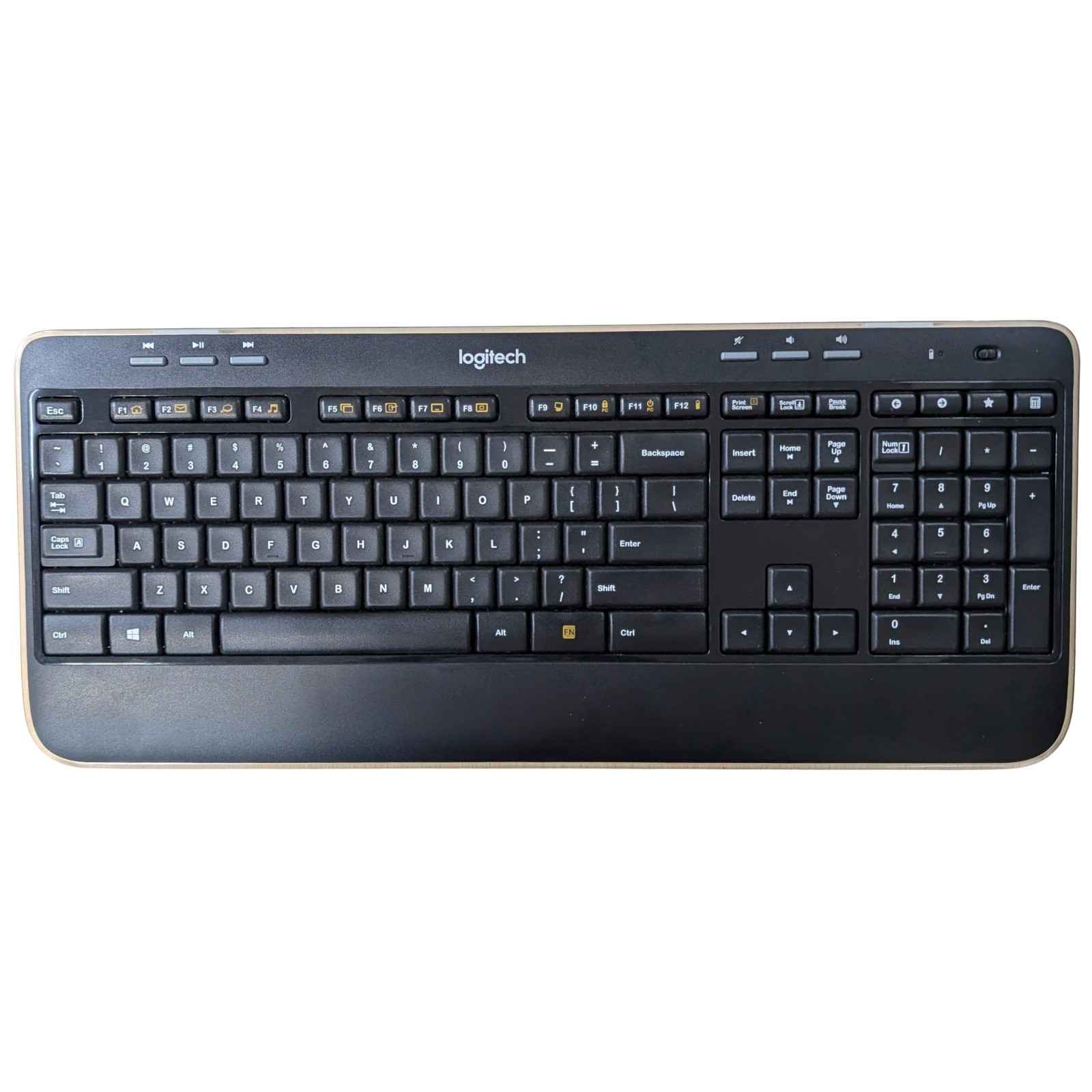 Combo Logitech K520 Wireless Keyboard and Logitech USB M510 Wireless Mouse — photo 2