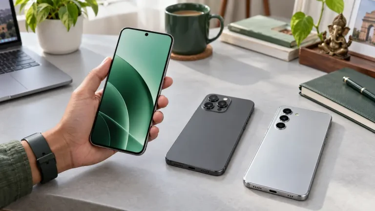 Indian buyer comparing premium refurbished smartphones for a smarter upgrade