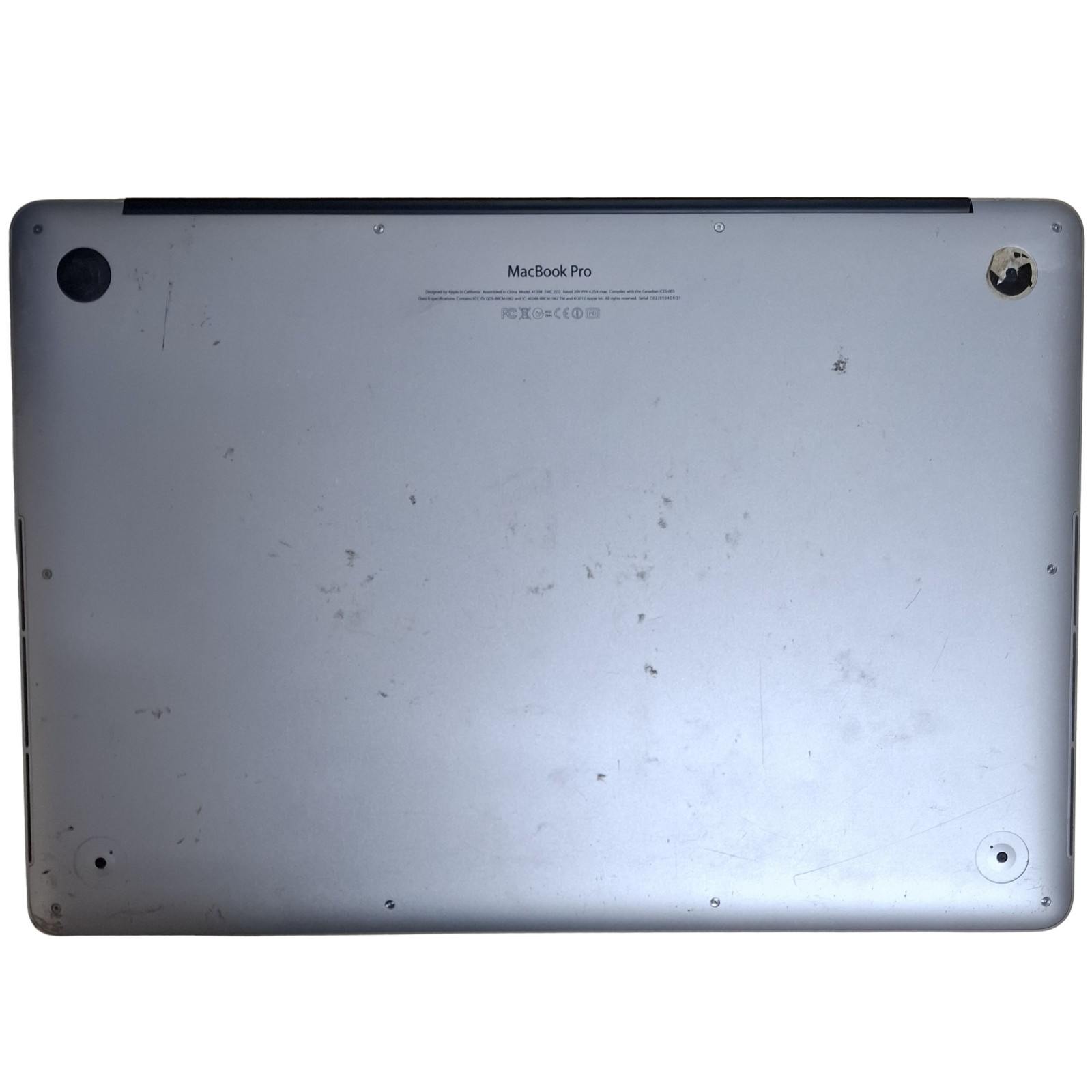 Used Apple MacBook Pro 15.4" (Retina, Mid 2012) (A1398) Intel Core i7 3rd Gen 256GB SSD 8GB RAM Silver — photo 2