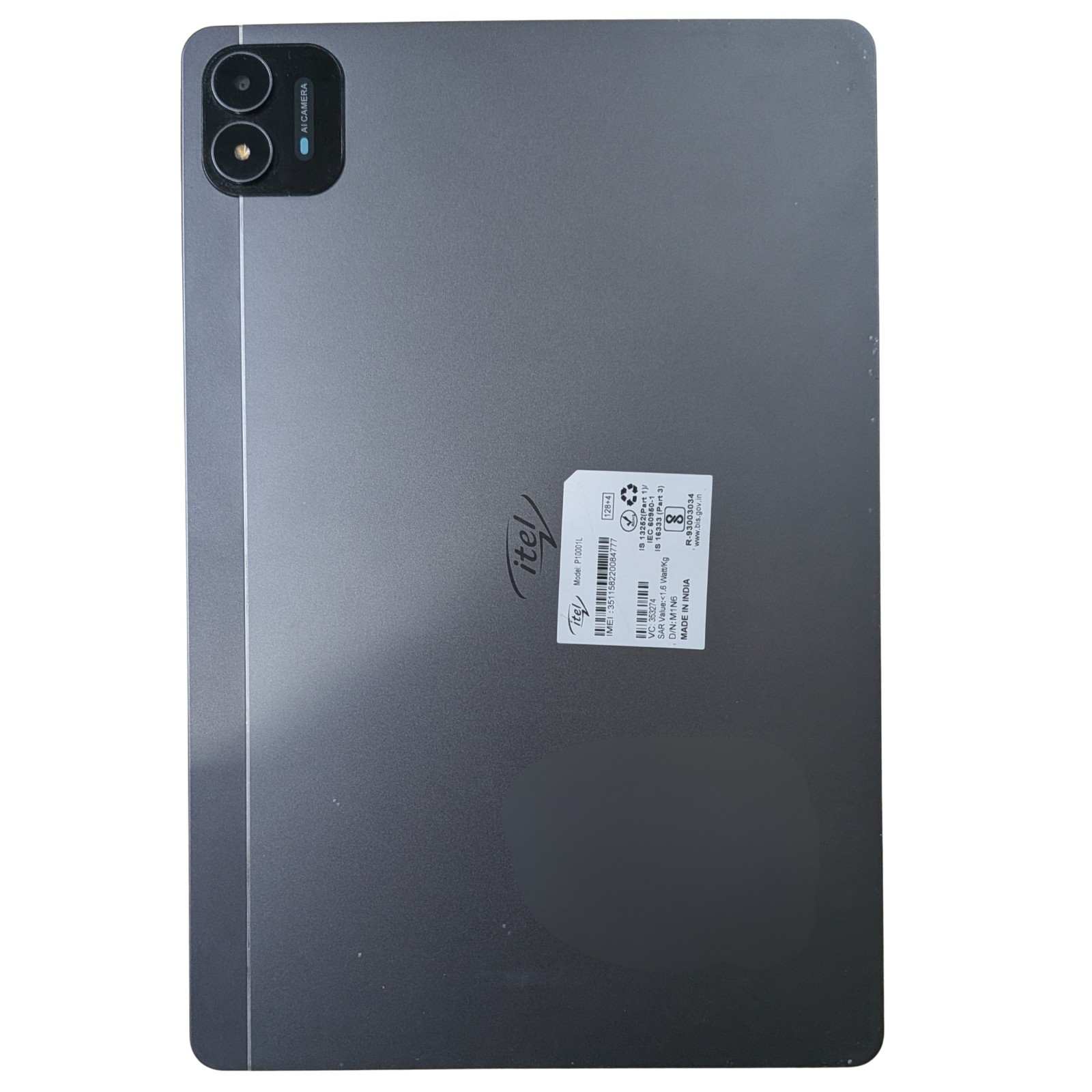 Itel Pad One 10.1 inch with 4G 128GB 4GB RAM Tablet Deep Grey (Good Condition) — photo 2