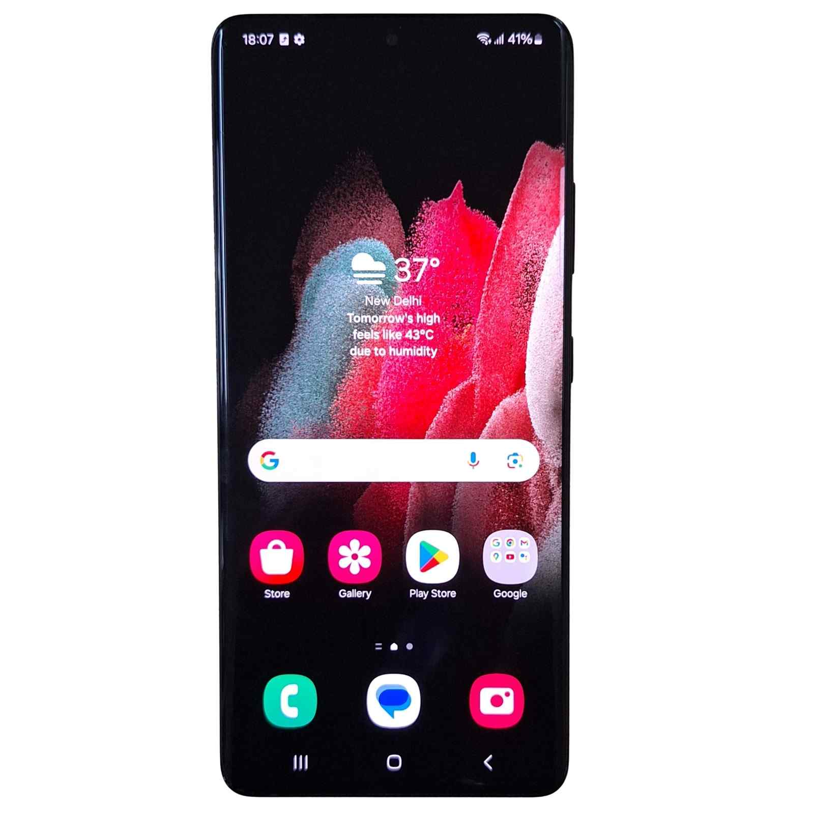 Samsung Galaxy S21 Ultra 5G 256GB 12GB RAM Phantom Black (Refurbished)