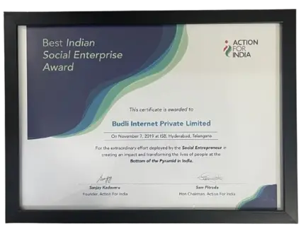 Best Indian Social Enterprise Award