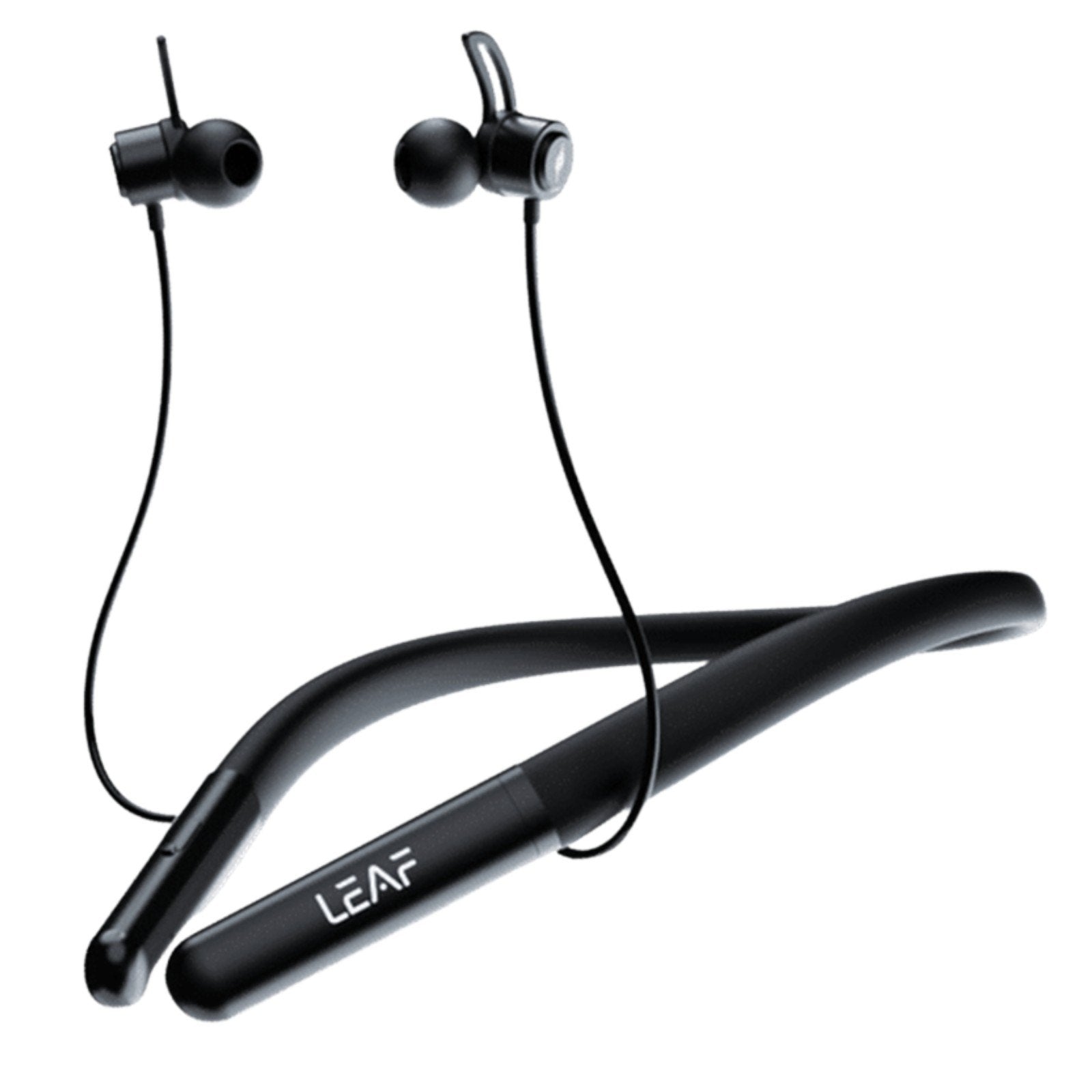 Used Leaf Rush Wireless Neckband, Earphones with Mic — photo 2