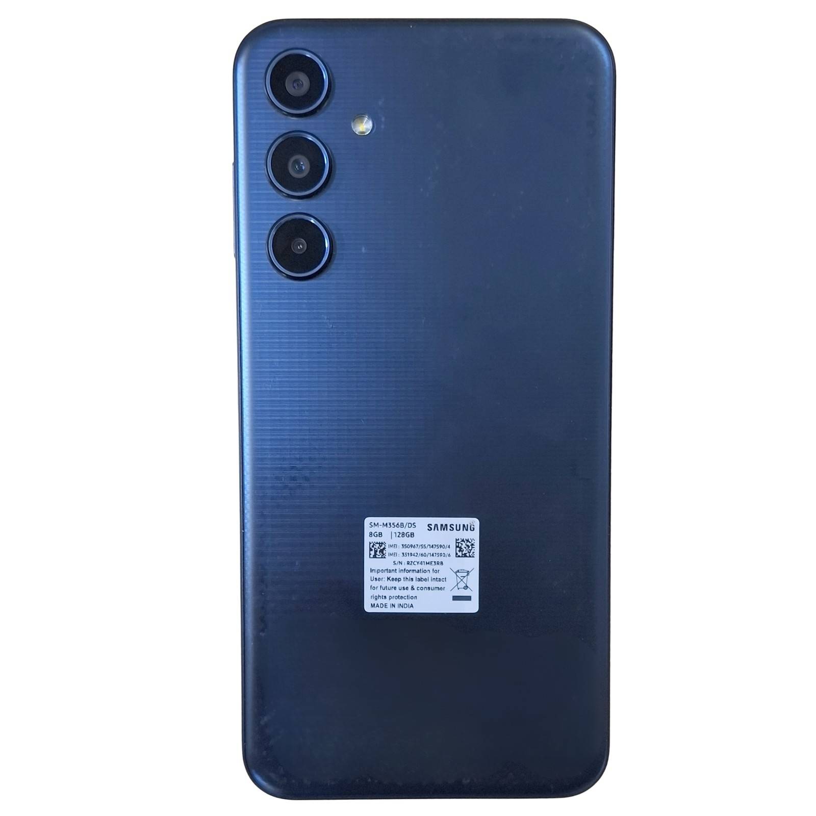 Samsung Galaxy M35 5G 128GB 8GB Moonlight Blue (Good Condition) — photo 2