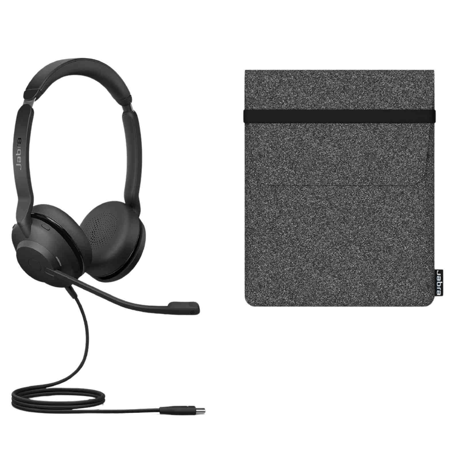 Jabra Evolve2 30 SE Wired Stereo Noise-Cancelling Headset with Mic Black (Good Condition) — photo 2