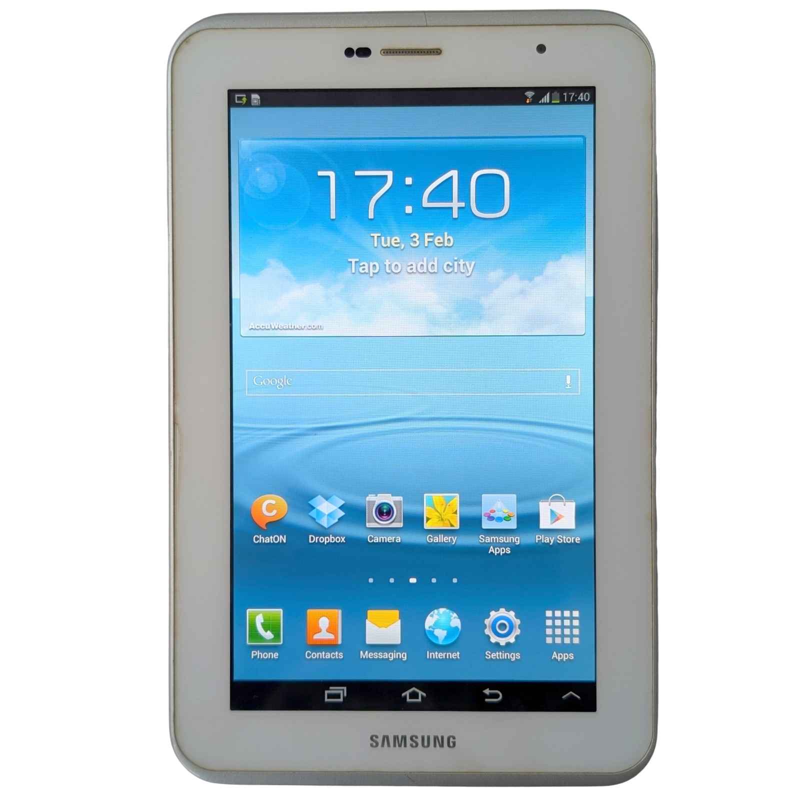 Used Samsung Galaxy Tab 2 (GT-P3100) 16GB 1GB RAM 7" White Tablet
