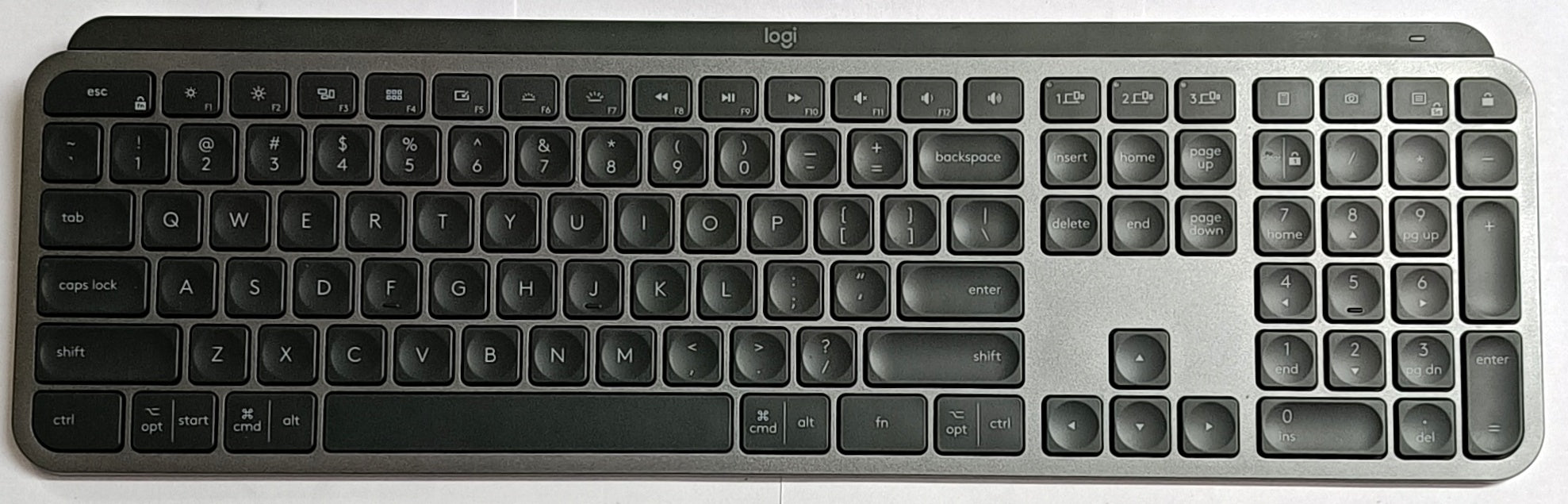 Logitech Mx Keys Advanced Backlit Wireless Keyboard Bluetooth for Mac (Good Condition) — photo 2