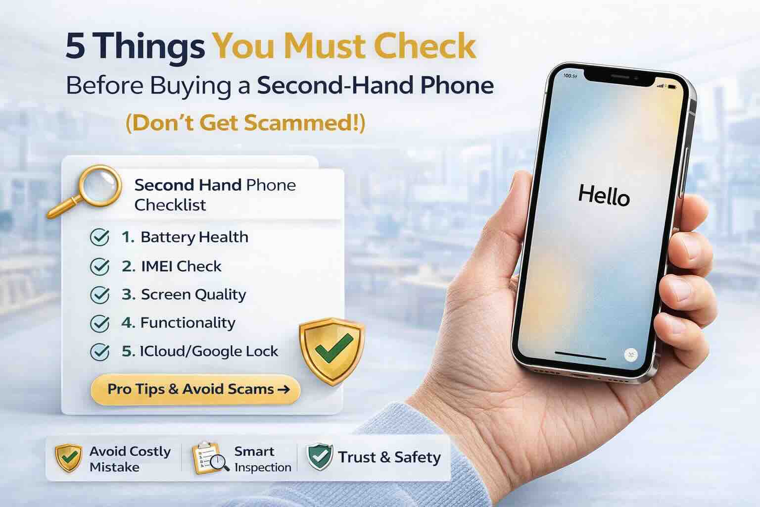 5 Checks Before Buying a Second-Hand Phone in India