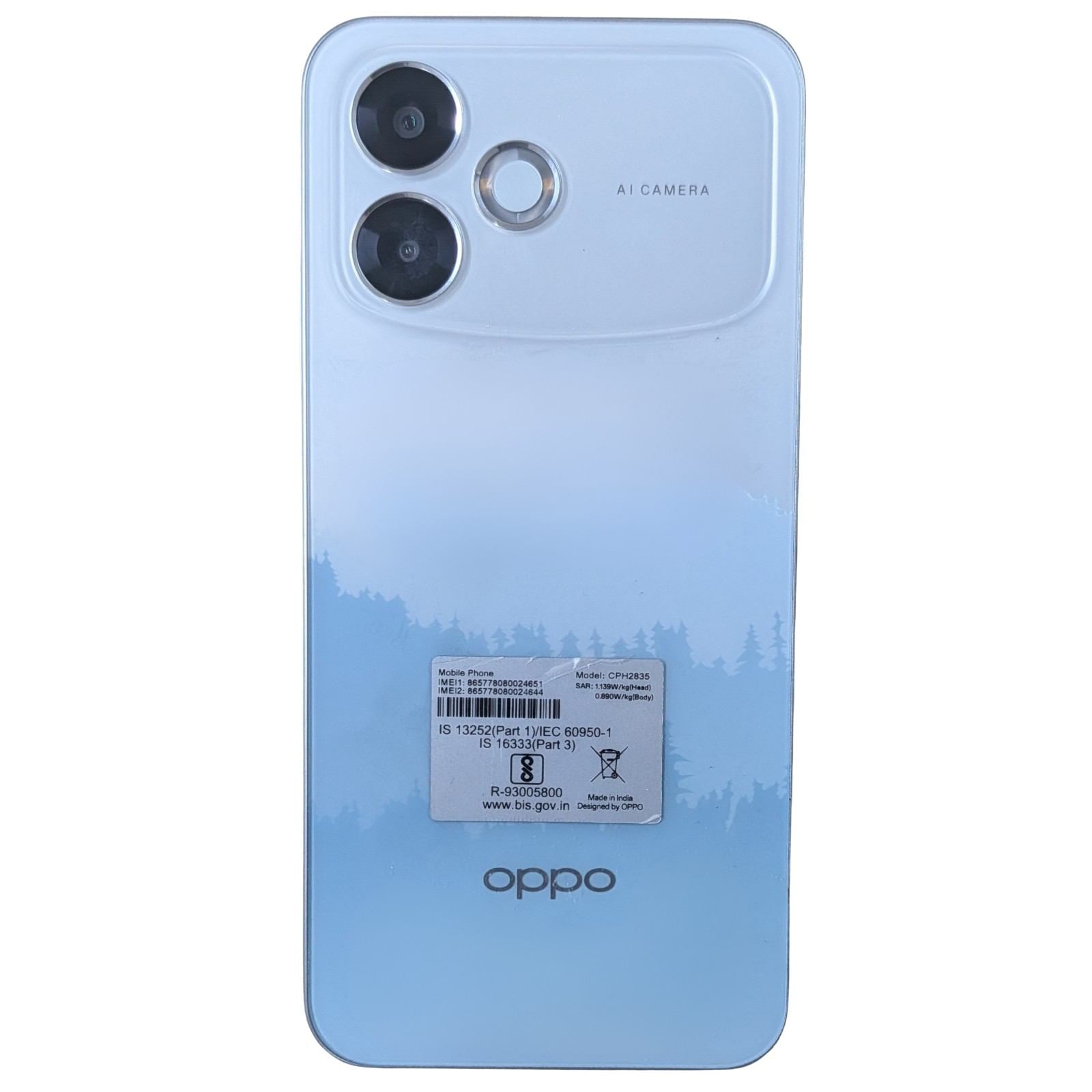 Oppo F33 Pro 5G 256GB 8GB RAM Misty Forest (Good Condition) — photo 2