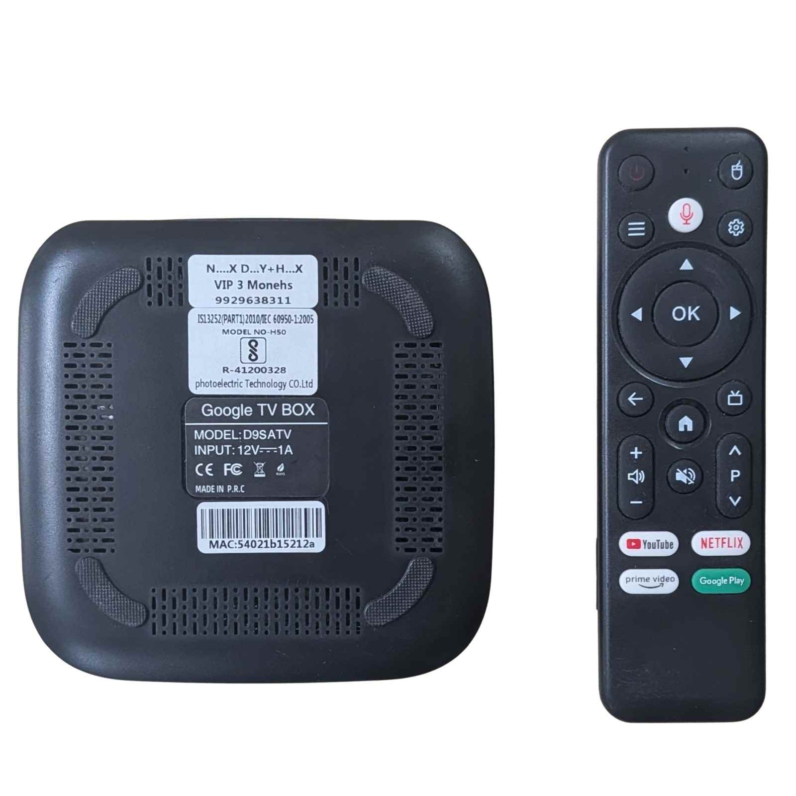 Android ATV Box 4K (SET-TOP TV BOX) Black (Good Condition) — photo 3